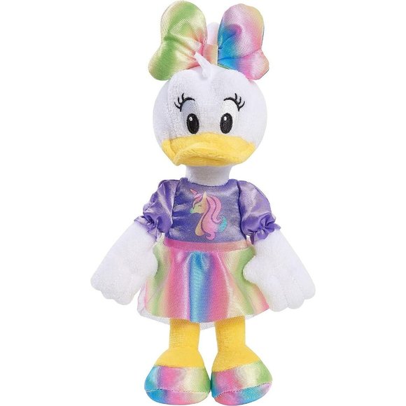 Disney Junior Unicorn Daisy 10" Beanbag Plush Minnie Mouse - Picture 1 of 11